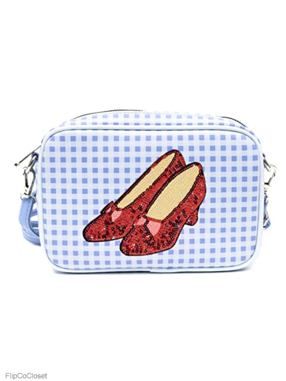 Wizard of Oz Crossbody Bag Vegan Leather Dorothy Ruby Slippers Toto